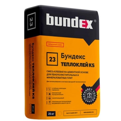 Смесь штукатурно-клеевая Бундекс Теплоклей, 25кг